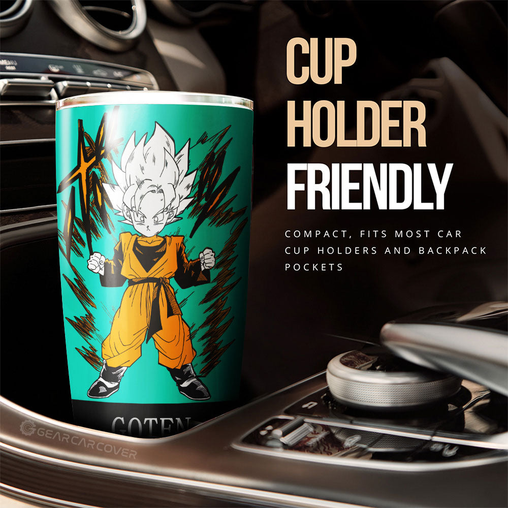 Goten Tumbler Cup Custom Dragon Ball Anime Manga Color Style - Gearcarcover - 3