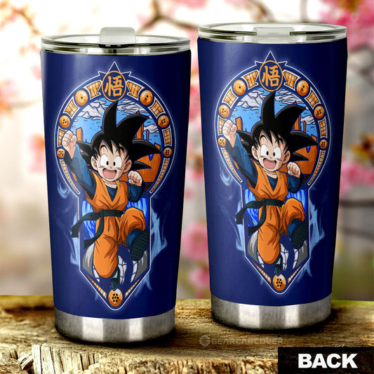 Goten Tumbler Cup Custom Dragon Ball Car Interior Accessories - Gearcarcover - 2