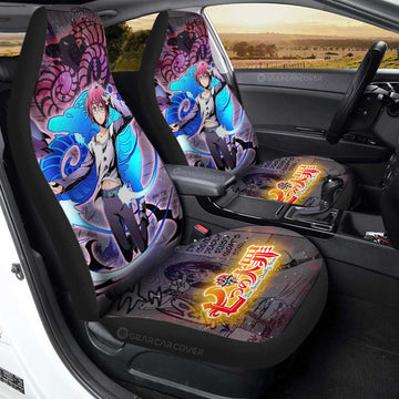 Gowther Car Seat Covers Custom Seven Deadly Sins Anime Galaxy Manga Style - Gearcarcover - 1