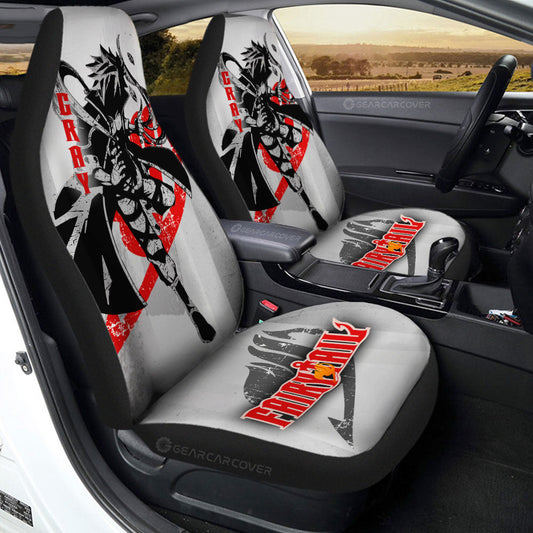Gray Fullbuster Car Seat Covers Custom Fairy Tail Anime Car Accessories - Gearcarcover - 2