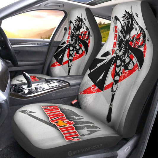 Gray Fullbuster Car Seat Covers Custom Fairy Tail Anime Car Accessories - Gearcarcover - 1