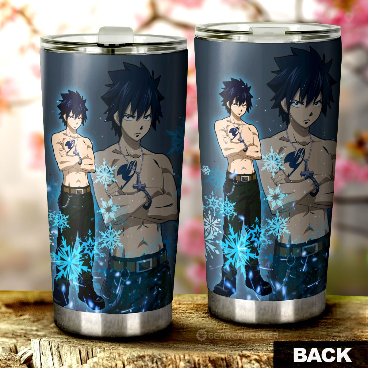 Gray Fullbuster Tumbler Cup Custom Fairy Tail Anime Car Accessories - Gearcarcover - 3