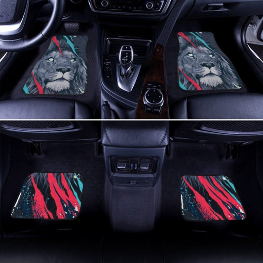 Great Gift For Dad Lion Car Floor Mats Custom Car Accessories - Gearcarcover - 2