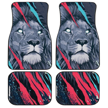 Great Gift For Dad Lion Car Floor Mats Custom Car Accessories - Gearcarcover - 1