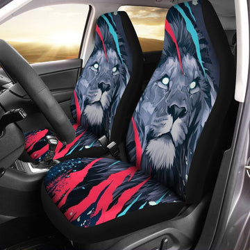 Great Gift For Dad Lion Car Seat Covers Custom Car Accessories - Gearcarcover - 1