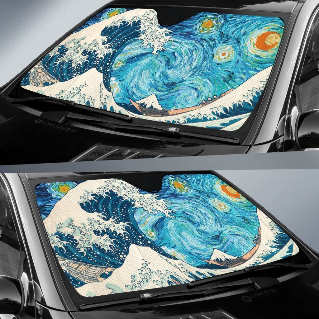 Great Wave Car Sunshade Custom Car Accessories - Gearcarcover - 2