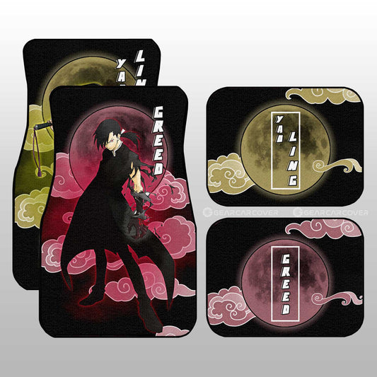 Greed And Ling Yao Car Floor Mats Custom Anime Fullmetal Alchemist Car Interior Accessories - Gearcarcover - 2