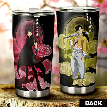 Greed And Ling Yao Tumbler Cup Custom Anime Fullmetal Alchemist Car Interior Accessories - Gearcarcover - 1