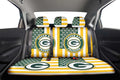 Green Bay Packers Car Back Seat Cover Custom US Flag Style - Gearcarcover - 2