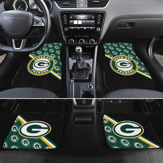 Green Bay Packers Car Floor Mats Custom Car Accessories For Fans - Gearcarcover - 2
