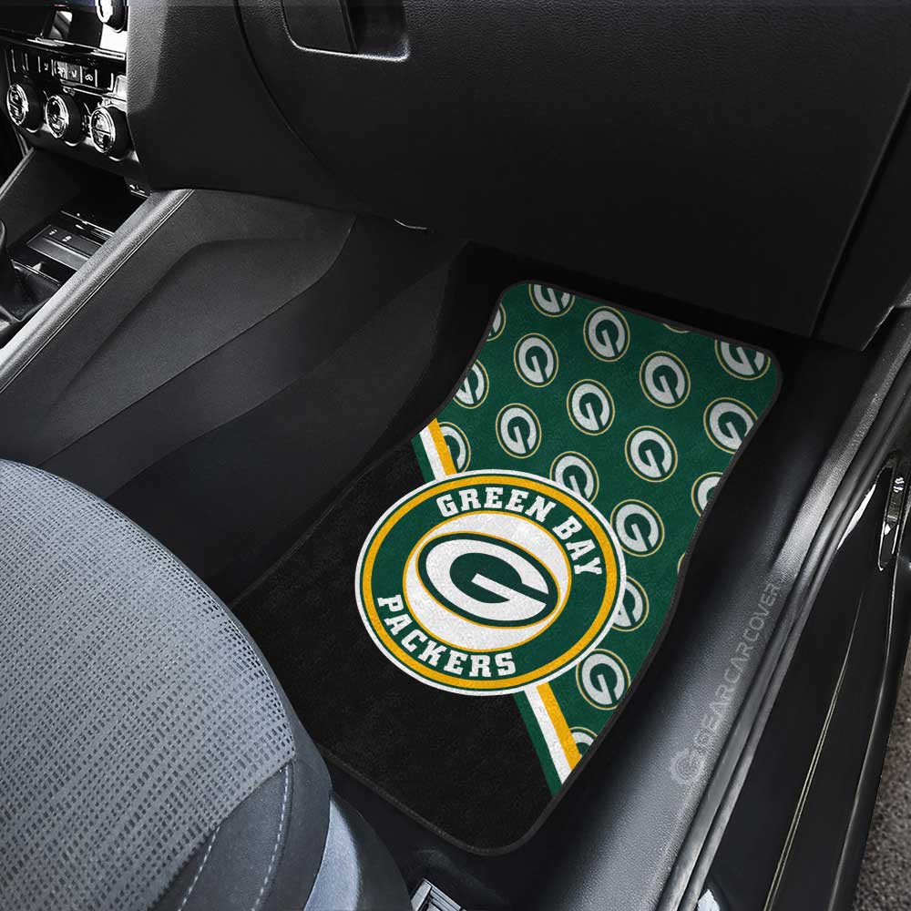 Green Bay Packers Car Floor Mats Custom Car Accessories For Fans - Gearcarcover - 3