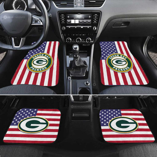 Green Bay Packers Car Floor Mats Custom Car Decor Accessories - Gearcarcover - 2