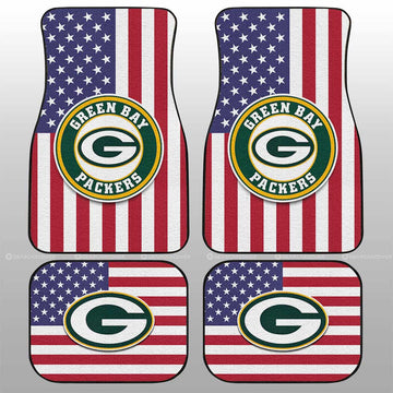 Green Bay Packers Car Floor Mats Custom Car Decor Accessories - Gearcarcover - 1