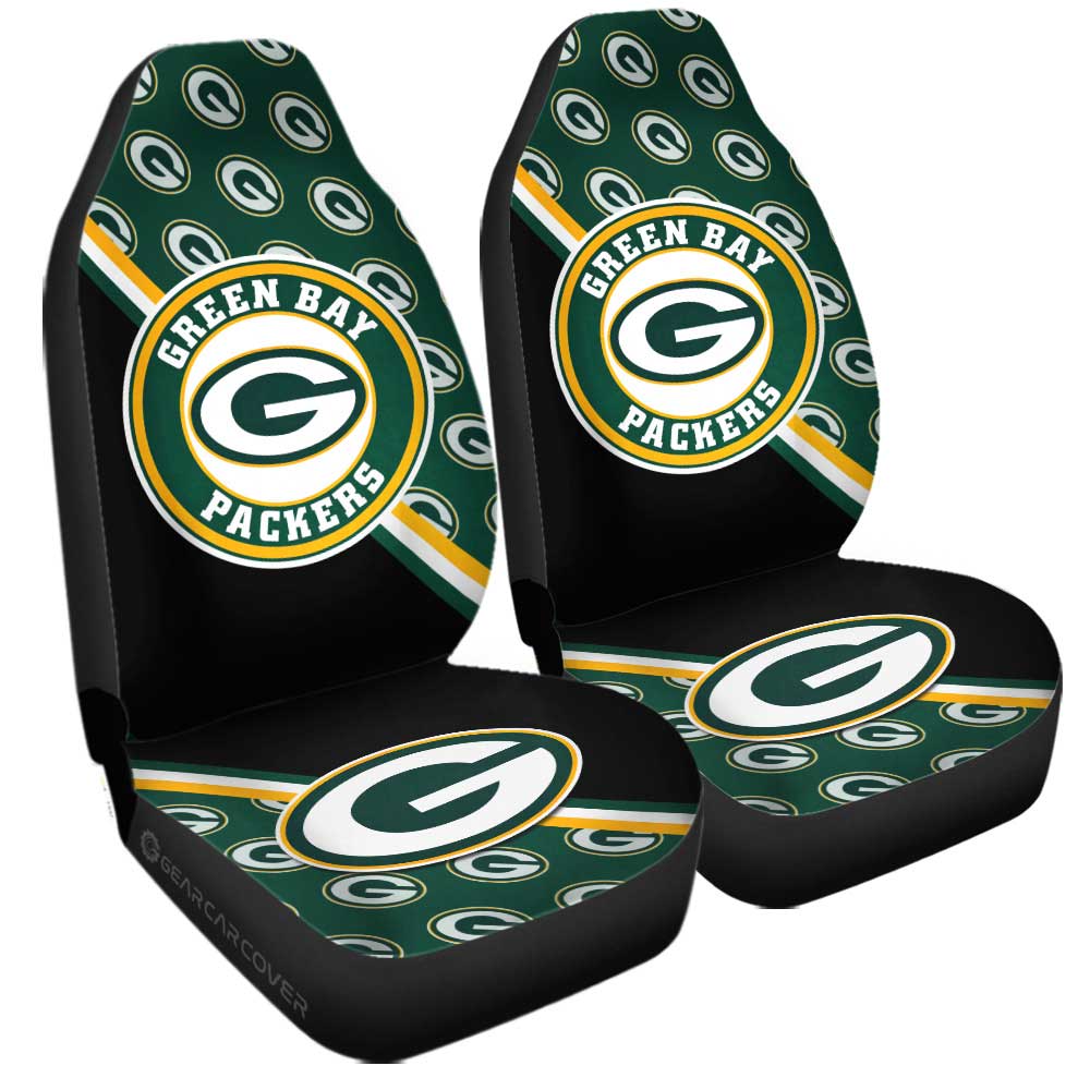 Green Bay Packers Car Seat Covers Custom Car Accessories For Fans - Gearcarcover - 3