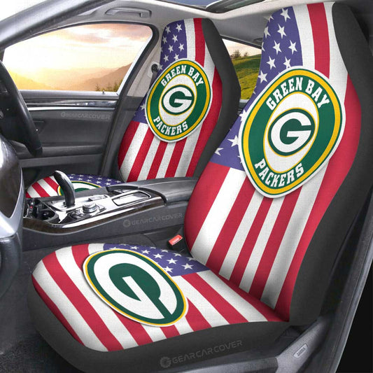 Green Bay Packers Car Seat Covers Custom Car Decor Accessories - Gearcarcover - 2