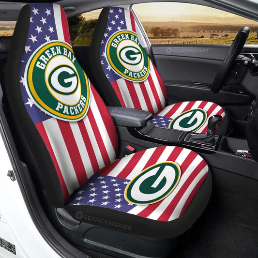 Green Bay Packers Car Seat Covers Custom Car Decor Accessories - Gearcarcover - 1