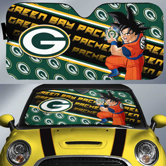 Green Bay Packers Car Sunshade Custom Car Interior Accessories - Gearcarcover - 1