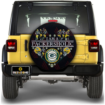 Green Bay Packers Spare Tire Covers Custom For Holic Fans - Gearcarcover - 1