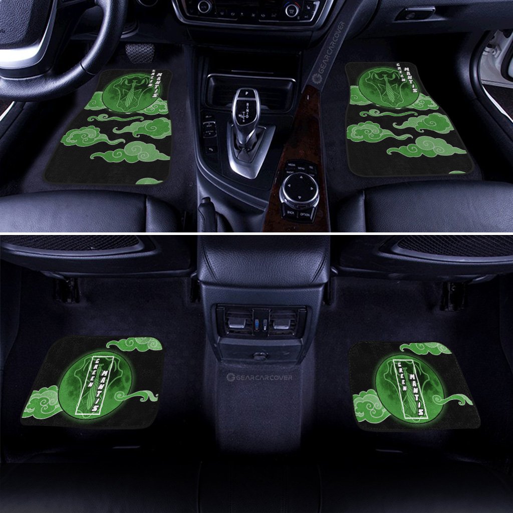 Green Mantis Car Floor Mats Custom Anime Black Clover Car Interior Accessories - Gearcarcover - 3