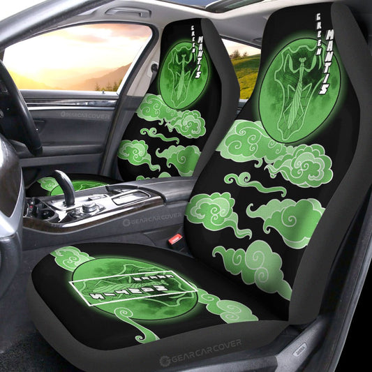 Green Mantis Car Seat Covers Custom Anime Black Clover Car Interior Accessories - Gearcarcover - 2