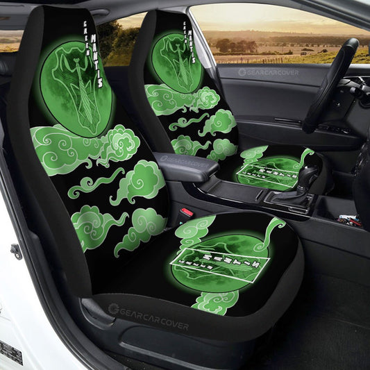 Green Mantis Car Seat Covers Custom Anime Black Clover Car Interior Accessories - Gearcarcover - 1