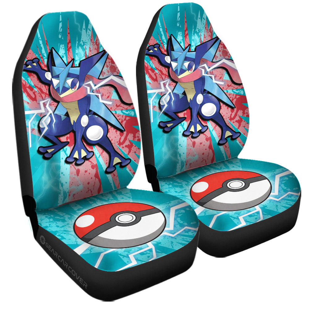 Greninja Car Seat Covers Custom Car Accessories For Fans - Gearcarcover - 3