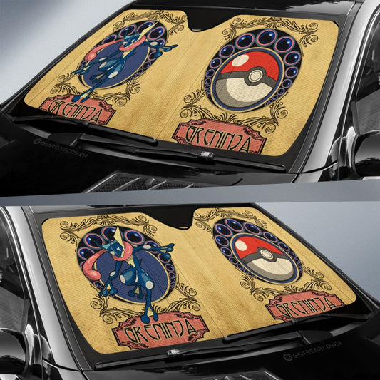 Greninja Car Sunshade Custom Car Interior Accessories - Gearcarcover - 2