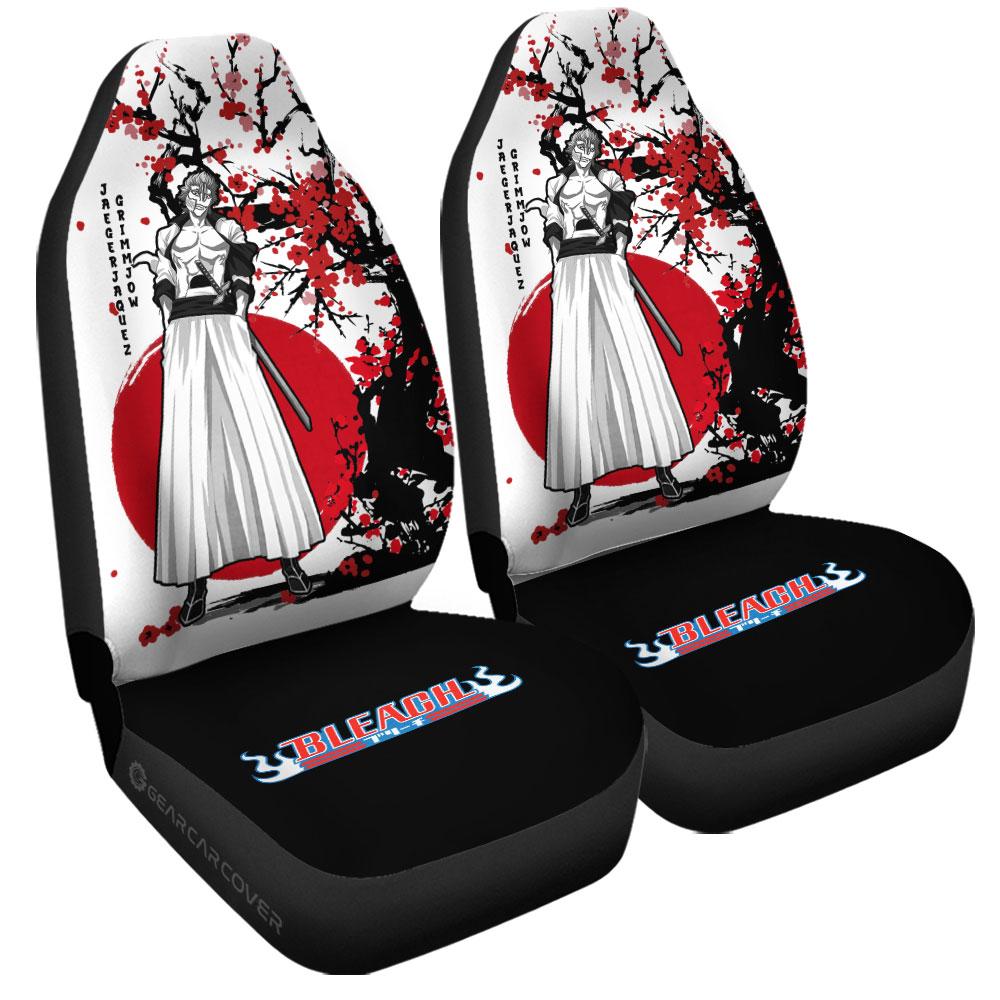 Grimmjow Jaegerjaquez Car Seat Covers Custom Japan Style Anime Bleach Car Interior Accessories - Gearcarcover - 3