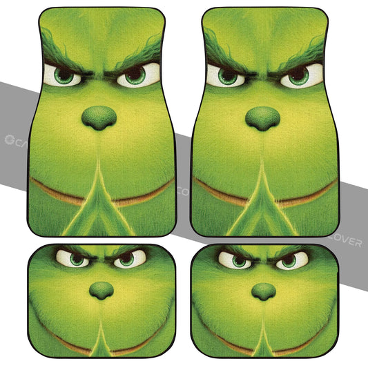 Grinch Car Floor Mats Custom Car Interior Accessories Christmas Decorations - Gearcarcover - 2