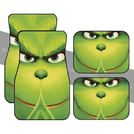 Grinch Car Floor Mats Custom Car Interior Accessories Christmas Decorations - Gearcarcover - 1