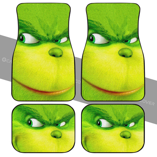 Grinch Car Floor Mats Custom Christmas Car Interior Accessories - Gearcarcover - 2