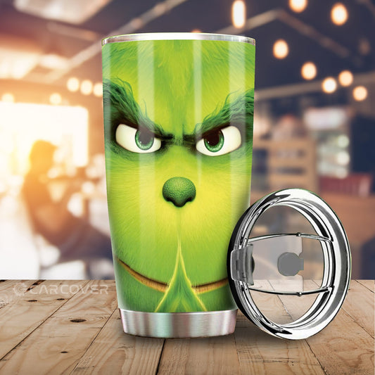 Grinch Tumbler Cup Custom Car Interior Accessories Christmas Decorations - Gearcarcover - 1