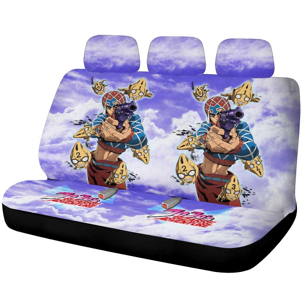 Guido Mista Car Back Seat Cover Custom Jojo's Bizarre Adventures Anime - Gearcarcover - 1