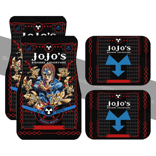 Guido Mista Car Floor Mats Custom Anime JoJo's Bizarre Adventure Car Accessories - Gearcarcover - 1