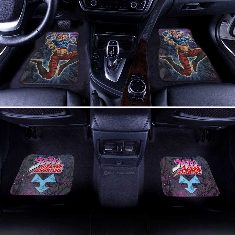 Guido Mista Car Floor Mats Custom Galaxy Style JJBA Anime Car Accessories - Gearcarcover - 3