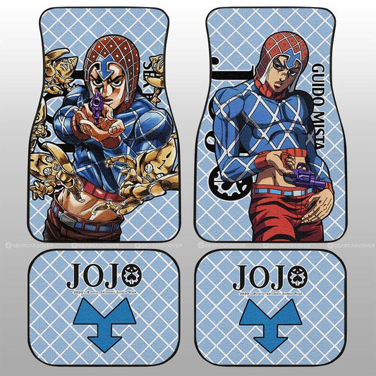 Guido Mista Car Floor Mats Custom JoJo's Bizarre Adventure Anime Car Accessories - Gearcarcover - 1