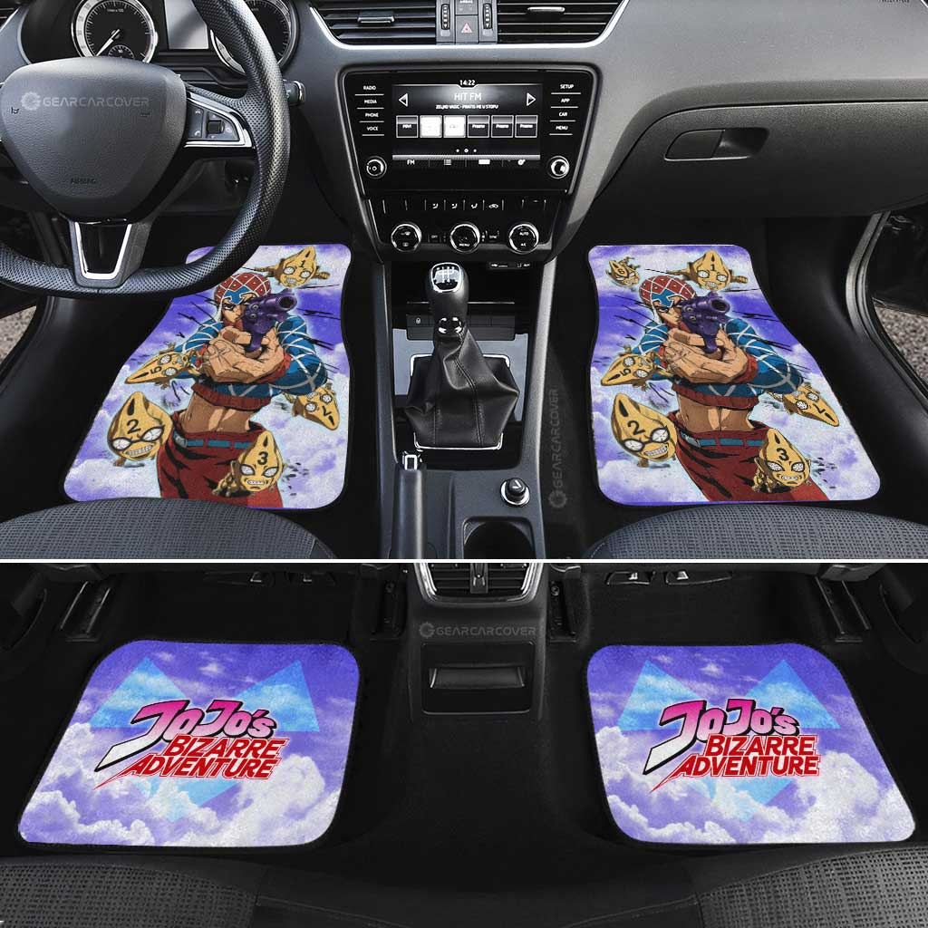 Guido Mista Car Floor Mats Custom Jojo's Bizarre Adventures Anime - Gearcarcover - 2