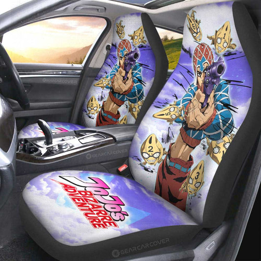 Guido Mista Car Seat Covers Custom Jojo's Bizarre Adventures Anime - Gearcarcover - 2