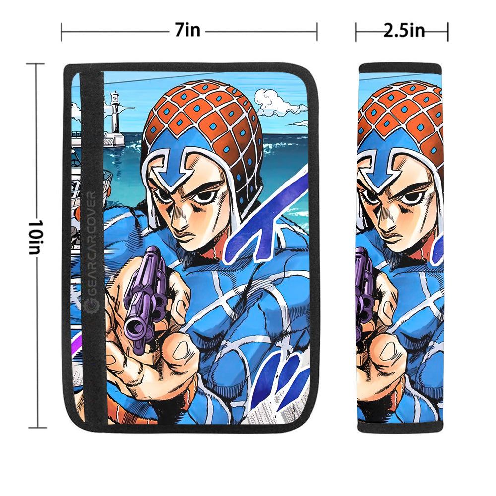 Guido Mista Seat Belt Covers Custom JoJo's Bizarre Adventure Anime Car Accessories - Gearcarcover - 1