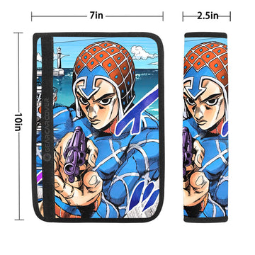 Guido Mista Seat Belt Covers Custom JoJo's Bizarre Adventure Anime Car Accessories - Gearcarcover - 1