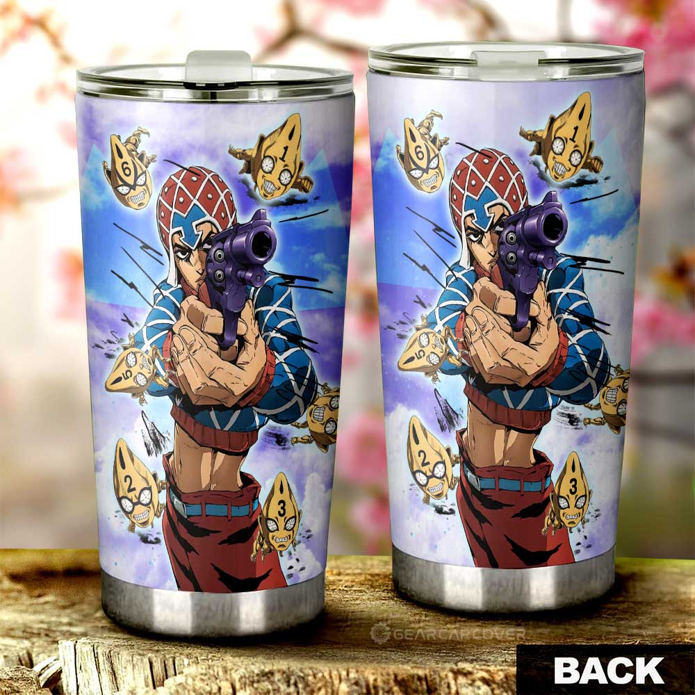 Guido Mista Tumbler Cup Custom Jojo's Bizarre Adventures Anime - Gearcarcover - 3
