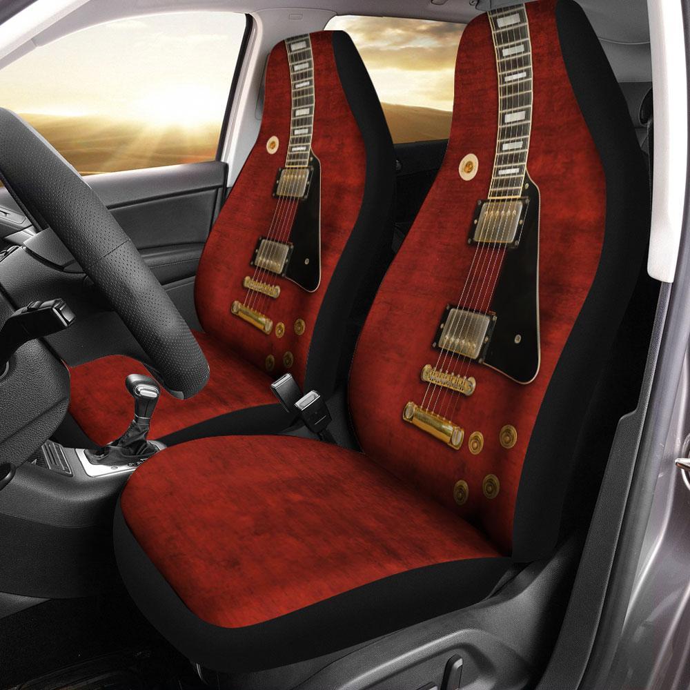 Guitar Car Seat Covers Custom Car Accessories For Guitar Lover - Gearcarcover - 1