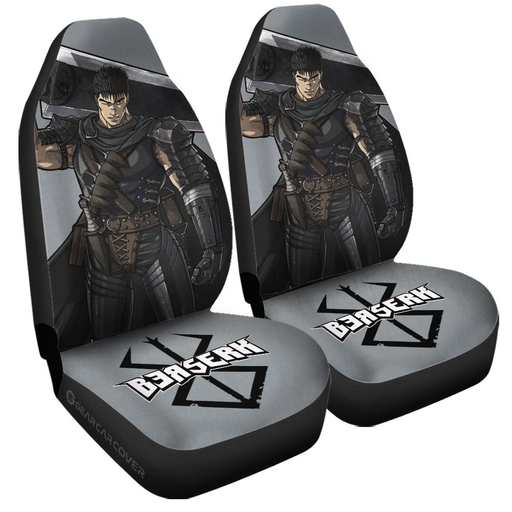 Guts Car Seat Covers Custom Main Hero Berserk Anime Car Accessories - Gearcarcover - 3