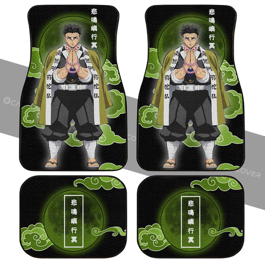 Gyomei Himejima Car Floor Mats Custom Anime Demon Slayer Car Interior Accessories - Gearcarcover - 2