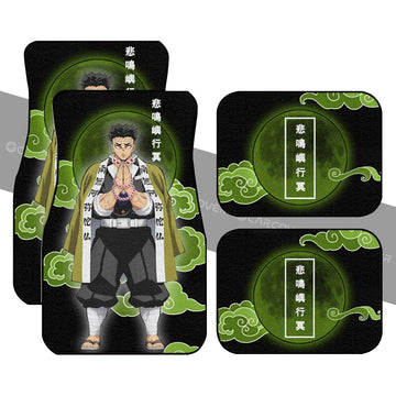 Gyomei Himejima Car Floor Mats Custom Anime Demon Slayer Car Interior Accessories - Gearcarcover - 1