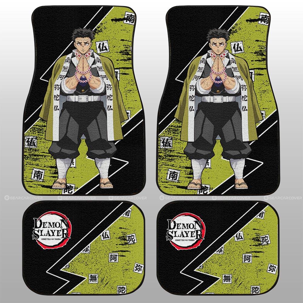 Gyomei Himejima Car Floor Mats Custom Demon Slayer Anime Car Accessories - Gearcarcover - 2