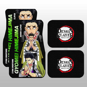 Gyomei Himejima Car Floor Mats Custom Demon Slayer Anime - Gearcarcover - 1