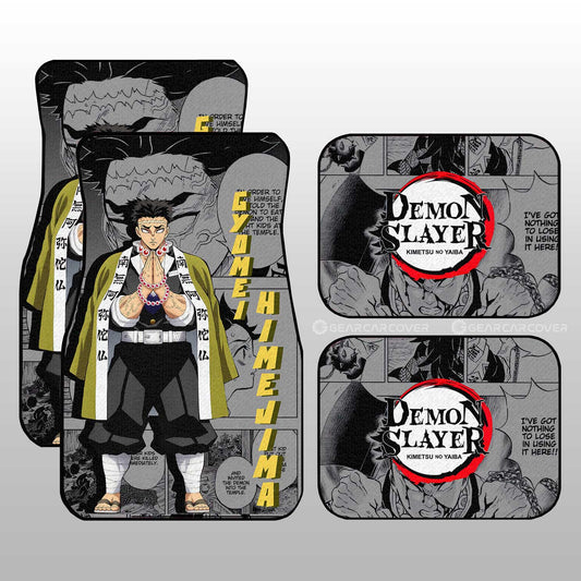 Gyomei Himejima Car Floor Mats Custom Demon Slayer Anime Mix Mangas - Gearcarcover - 1