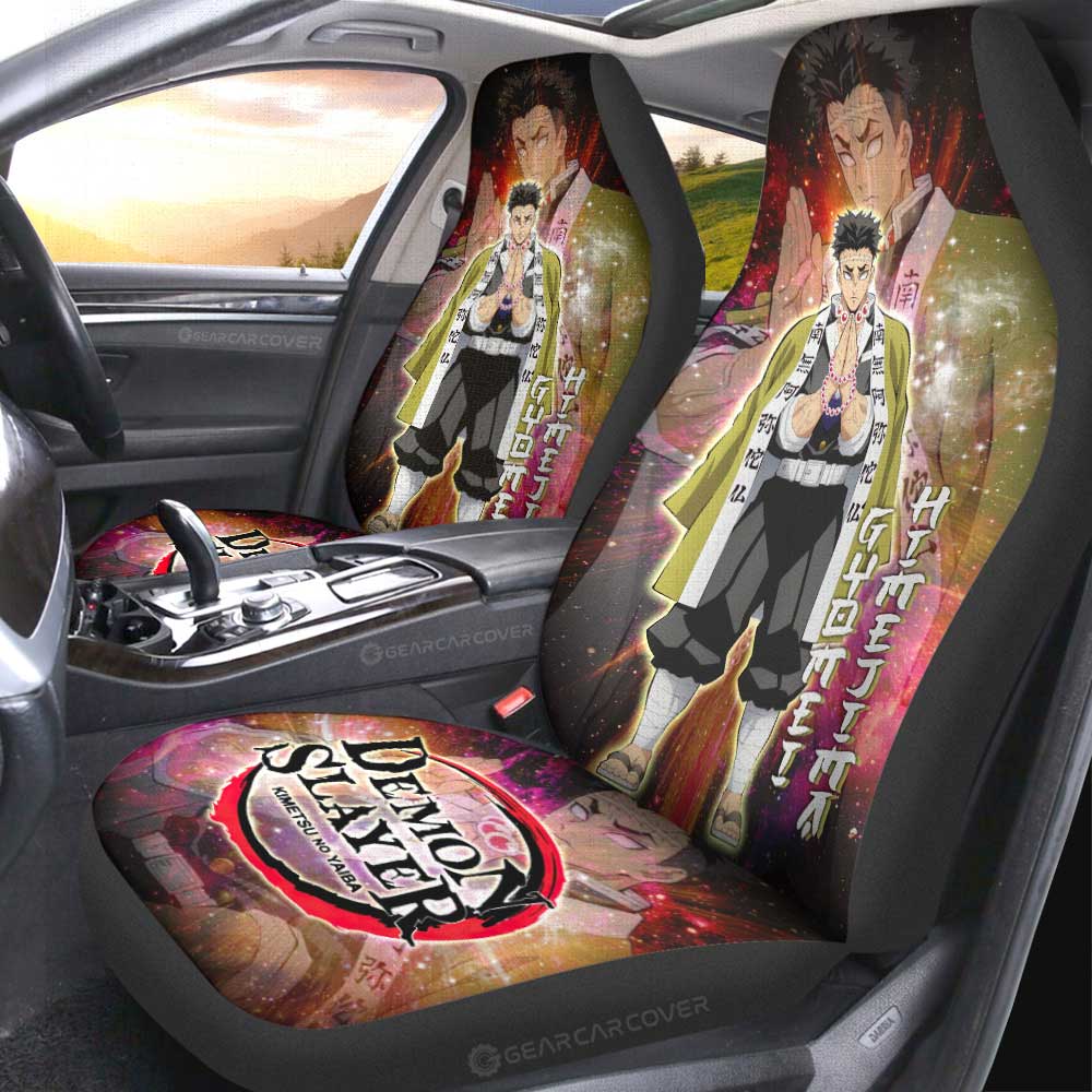 Gyomei Himejima Car Seat Covers Custom Characters Demon Slayer Car Accessories - Gearcarcover - 1