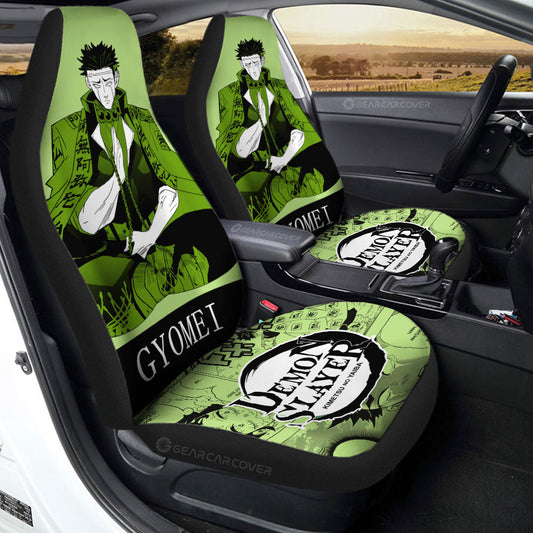 Gyomei Himejima Car Seat Covers Custom Demon Slayer Anime Car Accessories - Gearcarcover - 2